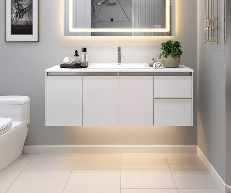 Image for Why Floating Vanities Make Small Bathrooms Feel Bigger