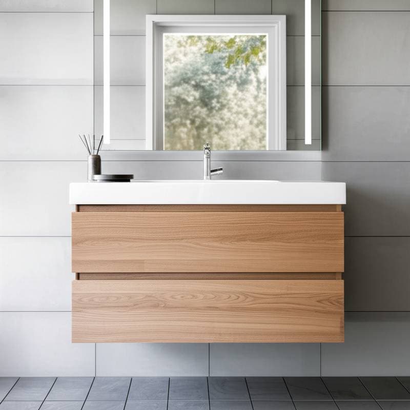 Image for DIY Floating Vanities Cost $250 vs $1,200 Prebuilt