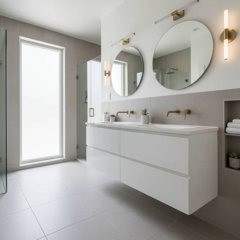 Image for Why Floating Vanities Make Small Bathrooms Feel Bigger
