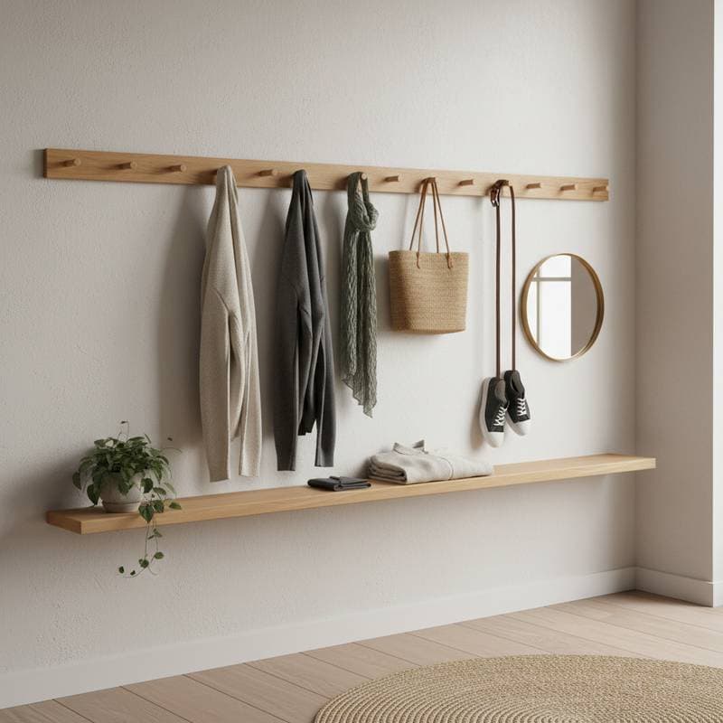 Featured image for Replace Closets with Shaker Peg Rails for Under $400