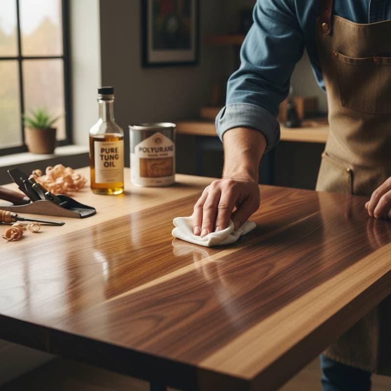 Image for Why Woodworkers Are Ditching Poly for Tung Oil