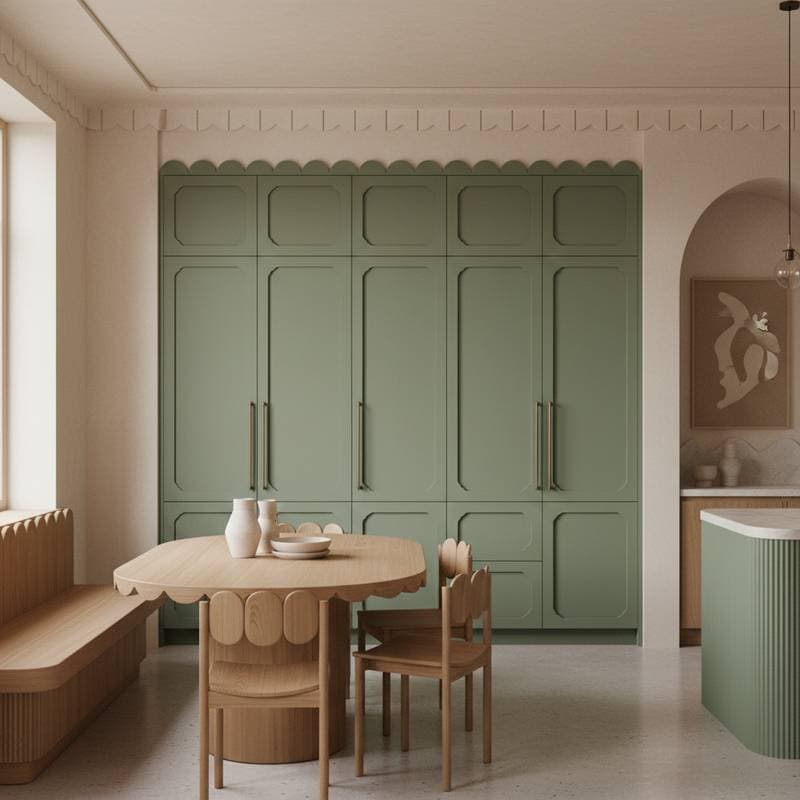 Image for Scalloped Trim Bridges Traditional Craft and Modern Form