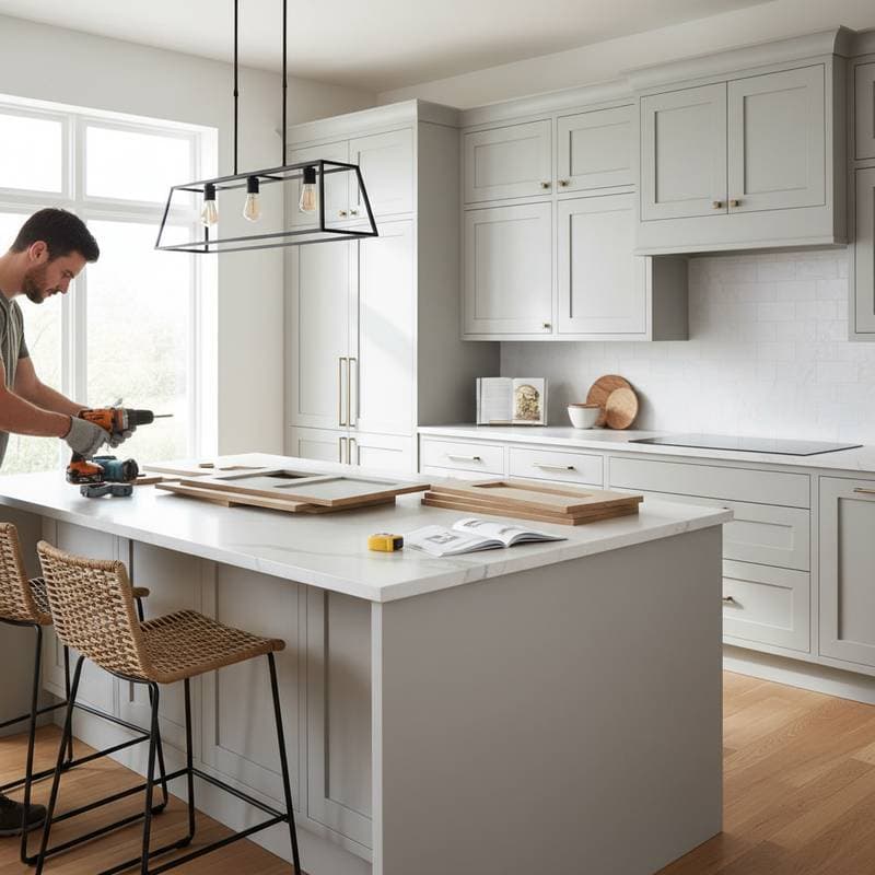 Featured image for Why Shaker Cabinets Rule DIY Kitchens in 2025