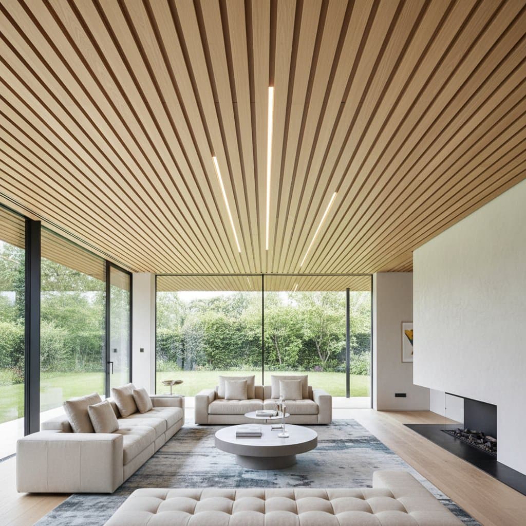 Image for Ribbed Wood Ceilings Bring Acoustic Comfort to 2025 Homes