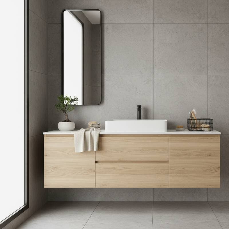 Image for Build a Japandi Floating Vanity in 2-4 Days