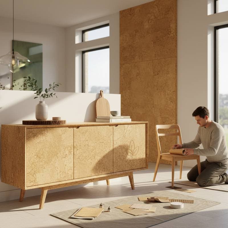 Featured image for Cork Veneer Delivers Renewable Finish Without Tree Loss