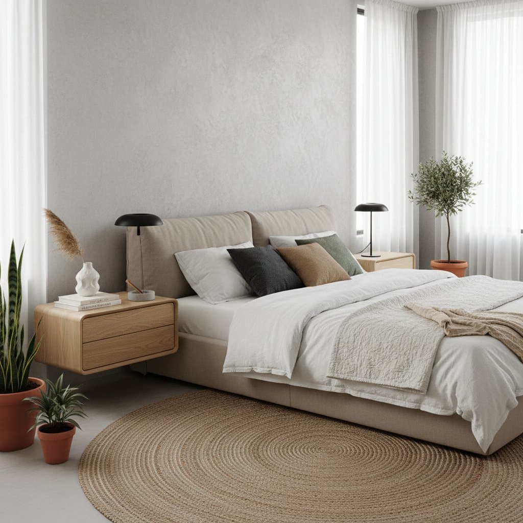 Featured image for Floating Nightstands Make Bedrooms Look 25% Bigger