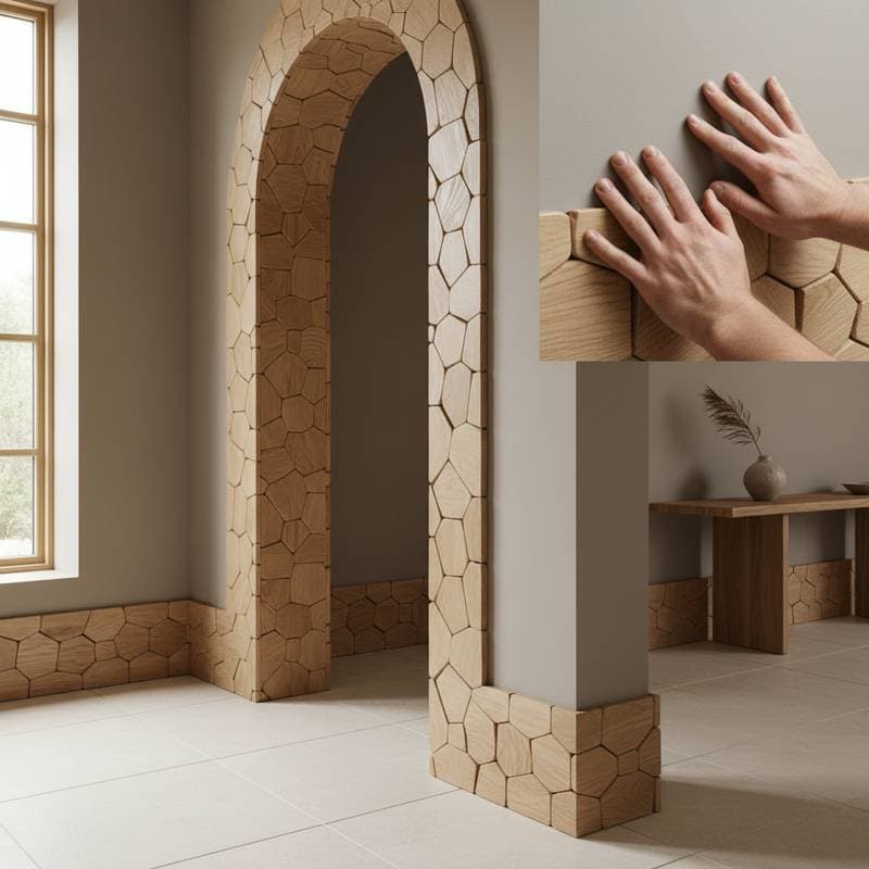 Image for Why Zellige-Inspired Wood Trim Beats Machine-Perfect Edges