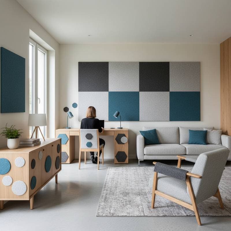 Image for Quiet Your Furniture with DIY Acoustic Felt Panels