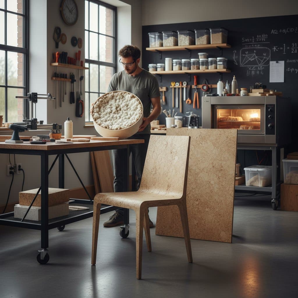 Image for Mycelium Composites Replace Plywood at Half the Energy Cost