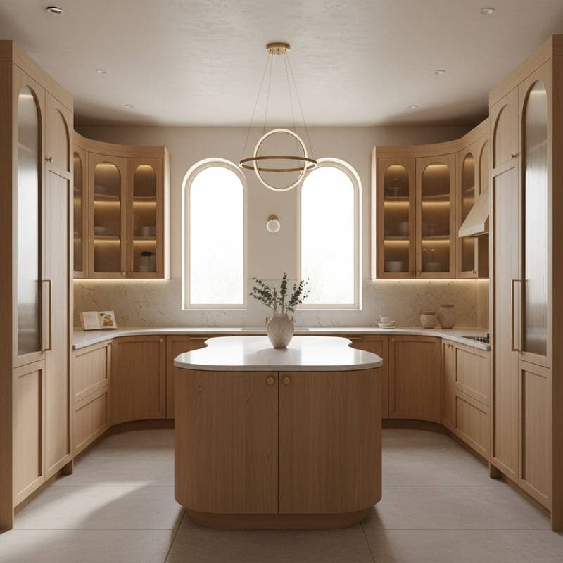 Featured image for Why Arched Cabinet Doors Will Dominate 2026 Kitchens