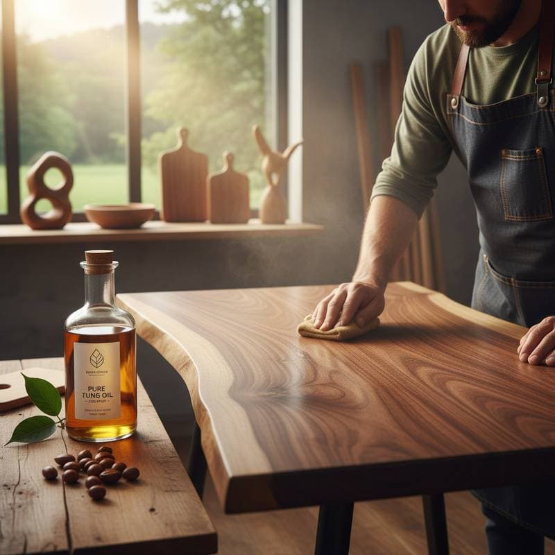 Featured image for Why Tung Oil Beats Poly for Breathing Wood Finishes