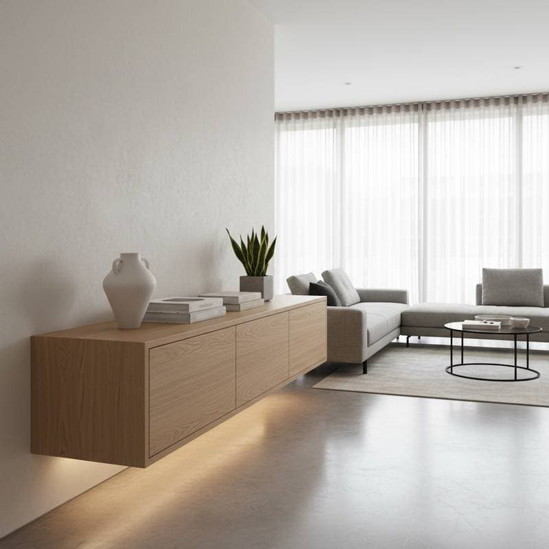 Image for Why Floating Credenzas Rule Modern Home Storage