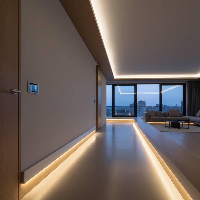 Featured image for Smart Baseboards Replace Night Lights With LED Glow