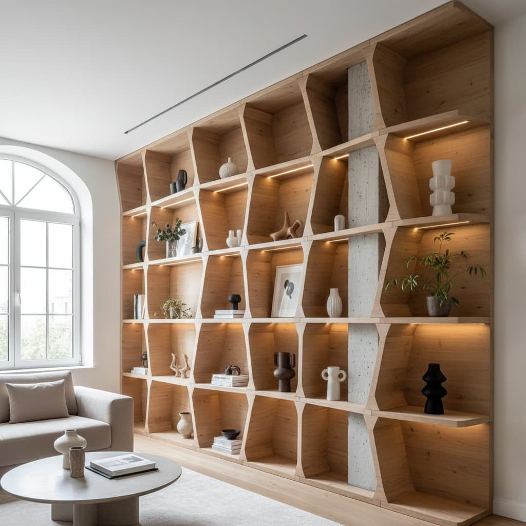 Featured image for Parametric Shelves Adapt to Your Space, Not the Other Way Around