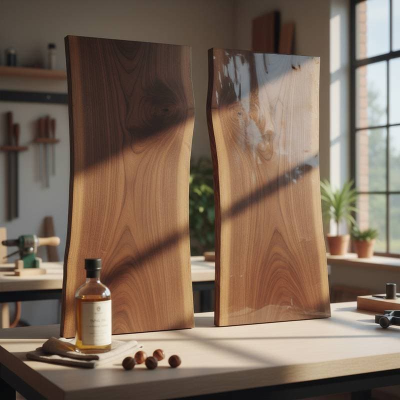Featured image for Why Tung Oil Outperforms Polyurethane for Wood Grain
