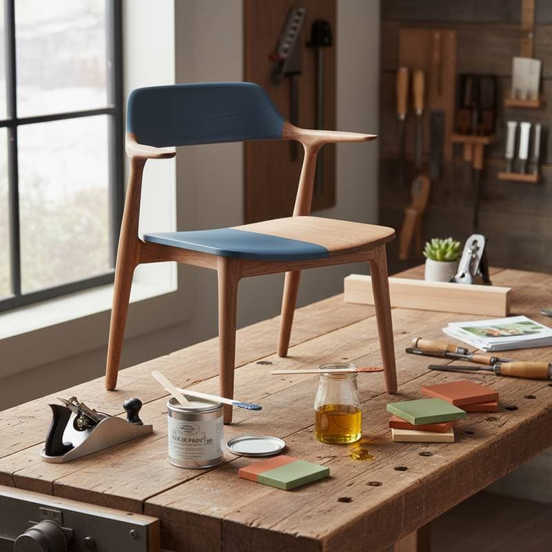 Featured image for Tung Oil Meets Milk Paint for Modern Wood Durability