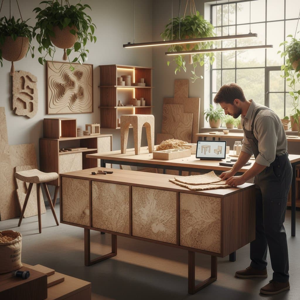 Image for Mycelium Panels Cost Half as Much as Hardwood