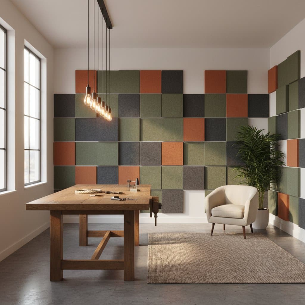 Image for DIY Felt Panels Soften Shop Noise and Add Warmth