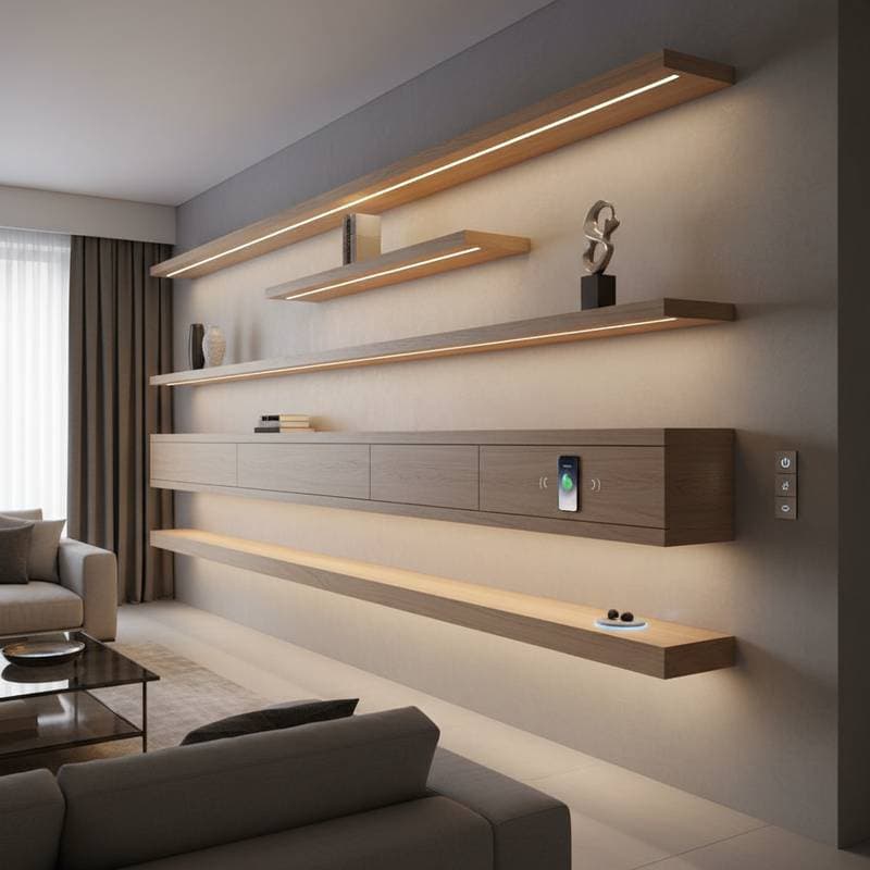 Featured image for Why Smart LED Shelves Are Replacing Traditional Built-Ins