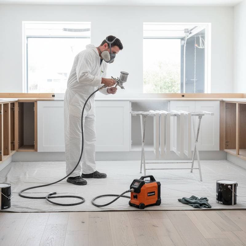 Image for Airless Sprayers Cut Cabinet Costs by Thousands