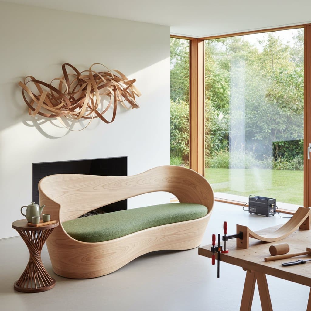 Image for Steam Bending Replaces Joints With Living Curves