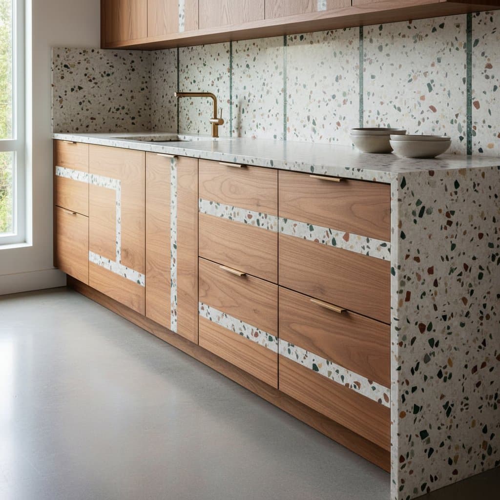 Featured image for Why Terrazzo Inlays Transform Wood Cabinets Into Art