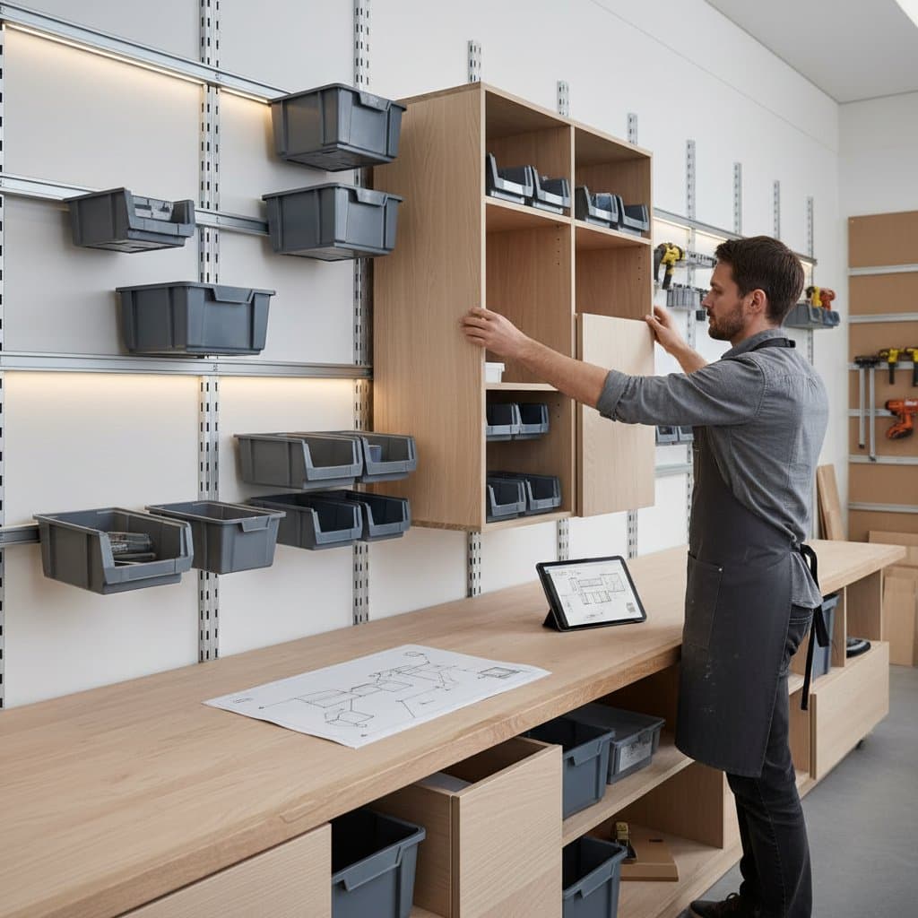 Featured image for Smart Tracks Let You Rebuild Cabinets in Minutes