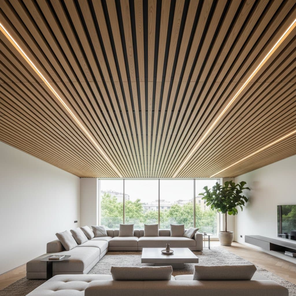 Featured image for Wood Slat Ceilings Solve Echo Problems Fast