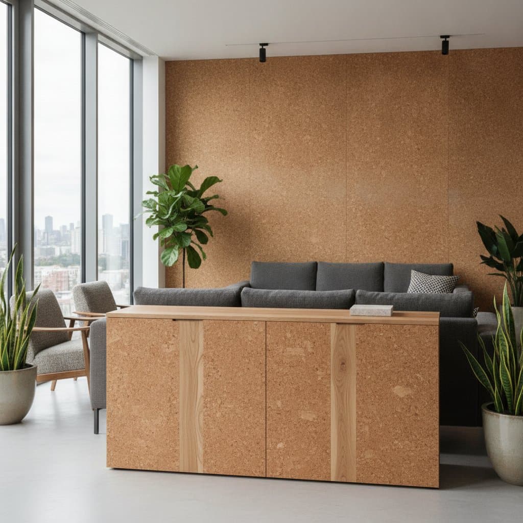 Image for Cork-Backed Veneer Cuts Room Echo by 40 Percent