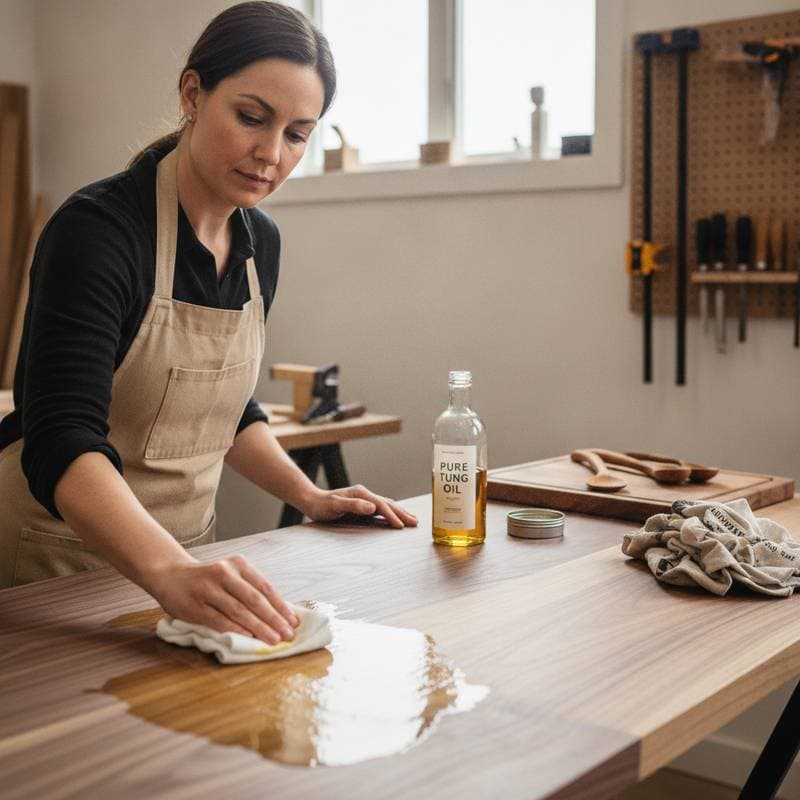 Image for Why Woodworkers Are Ditching Poly for Tung Oil