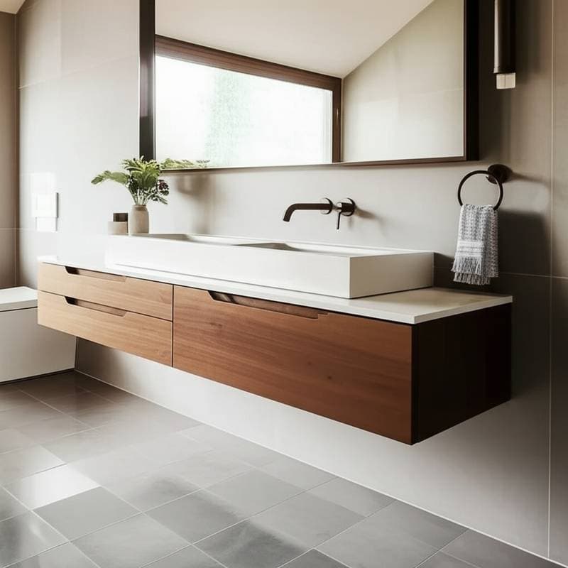 Featured image for Floating Vanities Free Floor Space and Simplify Cleaning