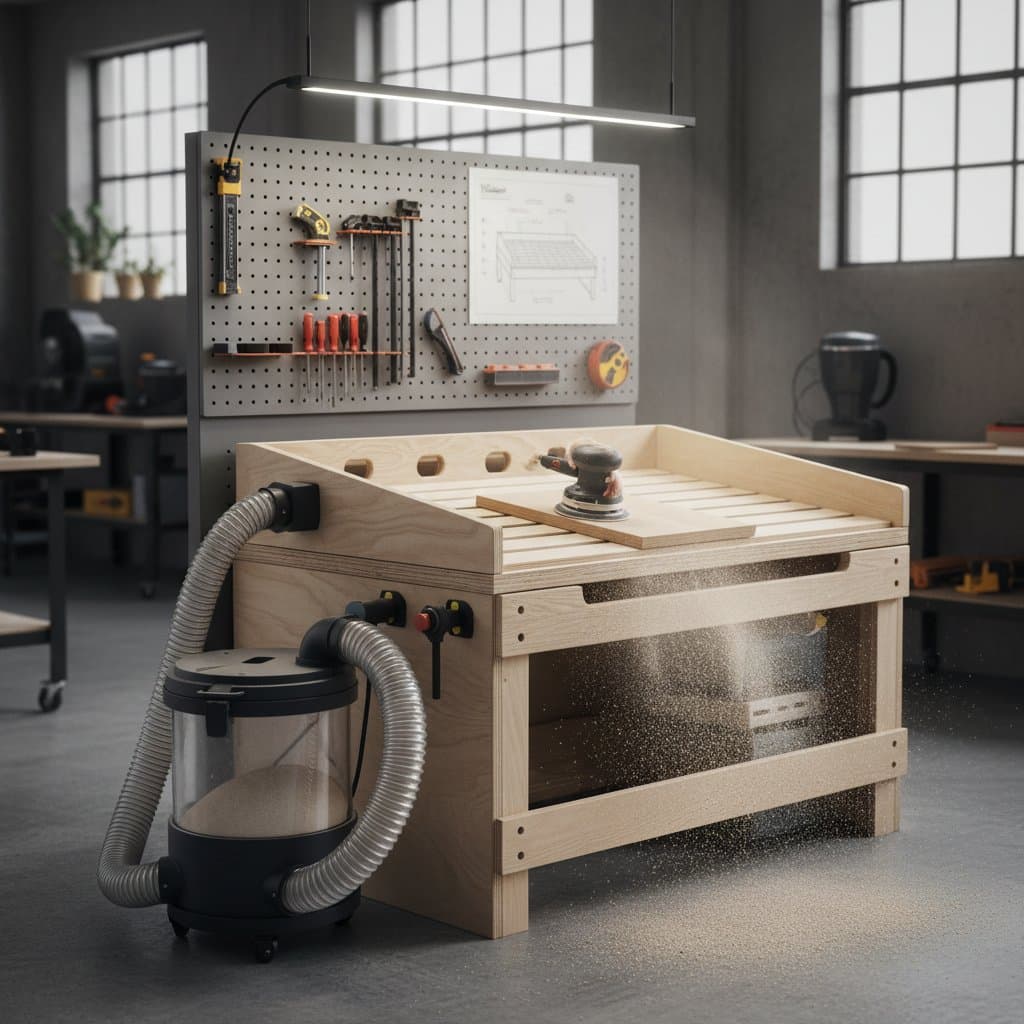 Featured image for Build Your Own Downdraft Table for Clean Sanding