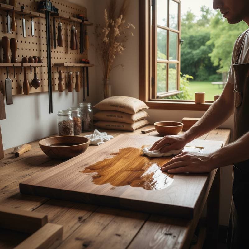 Featured image for Tung Oil Returns as Woodworkers Ditch Plastic Finishes