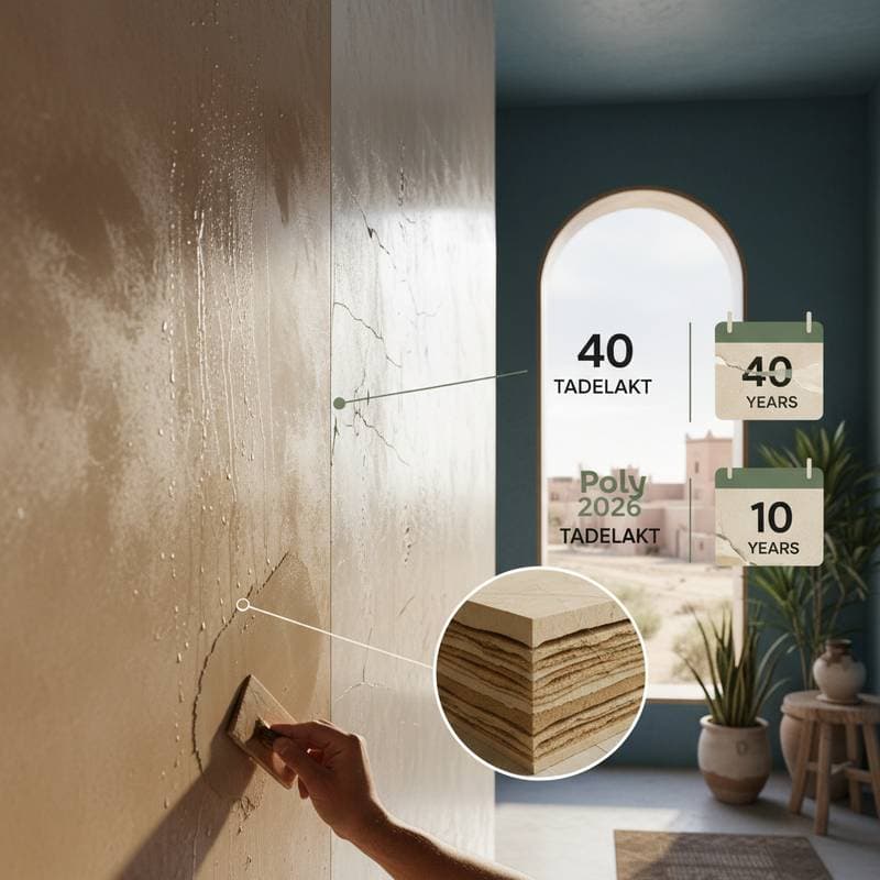 Featured image for Why Tadelakt Outlasts Poly Coatings by 30 Years