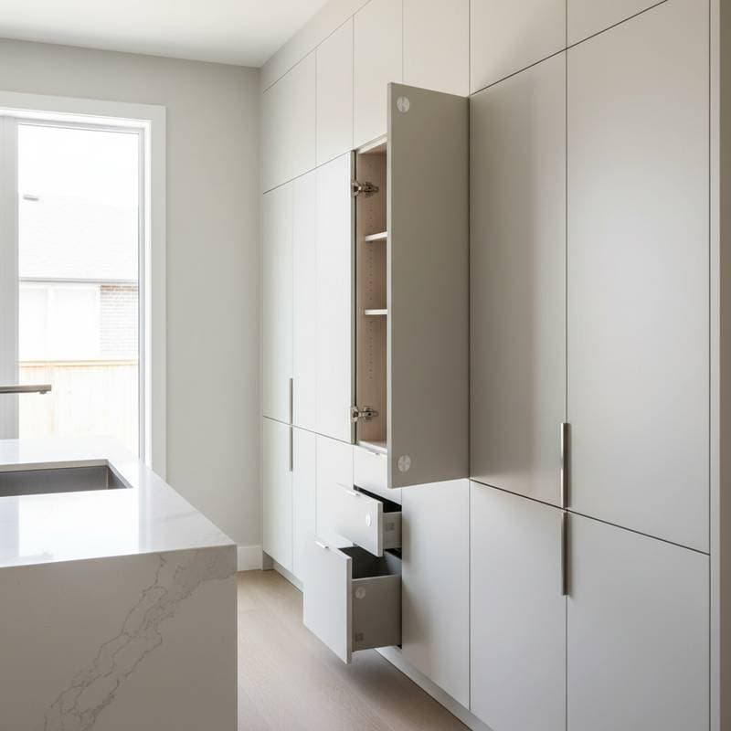 Featured image for Magnetic Catches Cut Cabinet Hardware Costs to $4