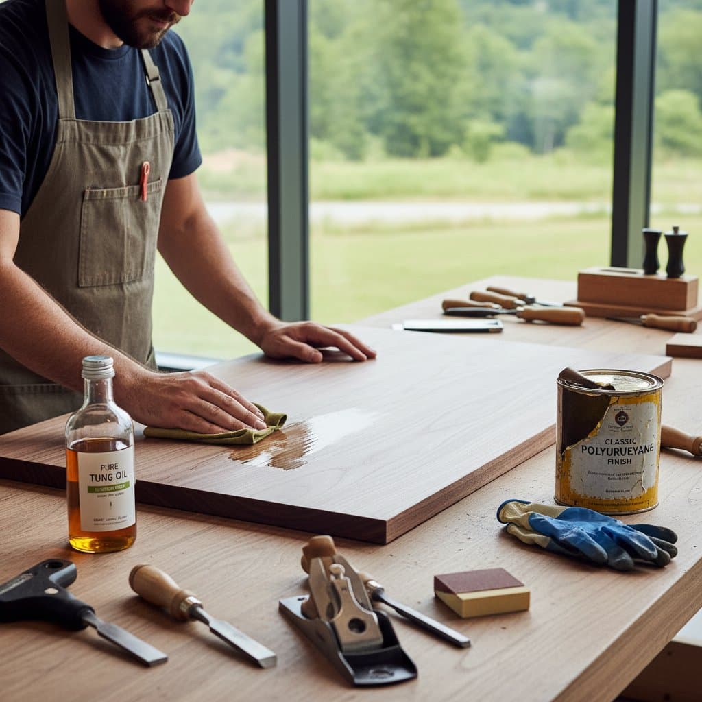 Featured image for Why Woodworkers Are Ditching Polyurethane for Tung Oil