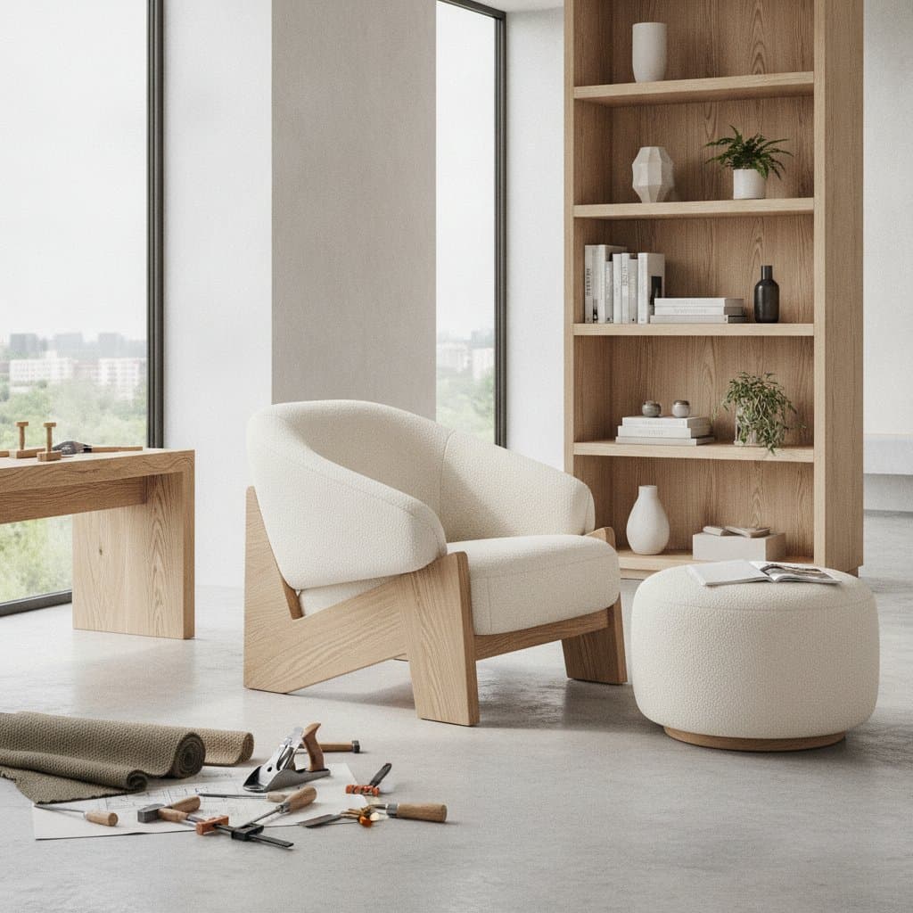 Featured image for Boucle and Wood: 2026's Tactile Furniture Hybrid